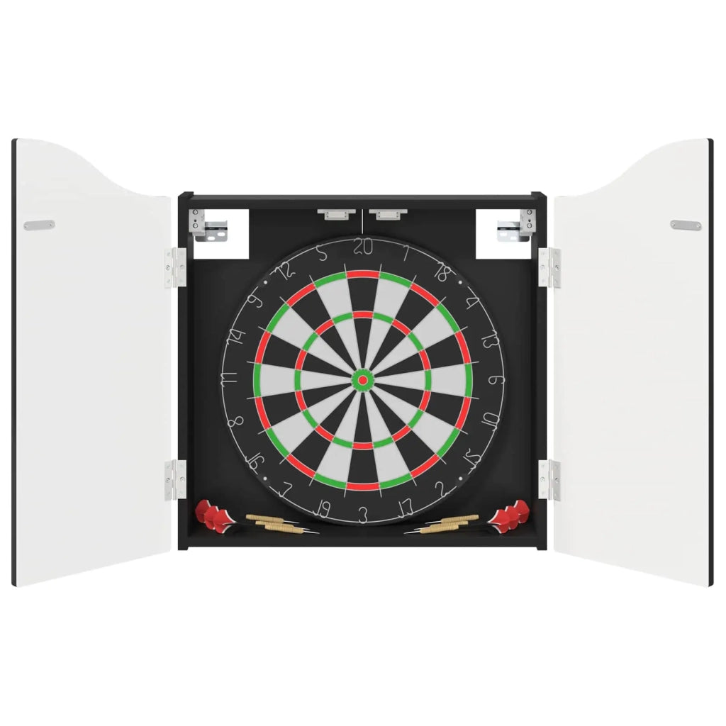 Armadio per Dartboard Nero 56 x 12 x 63 cm Legno ingegnerizzato 8006652