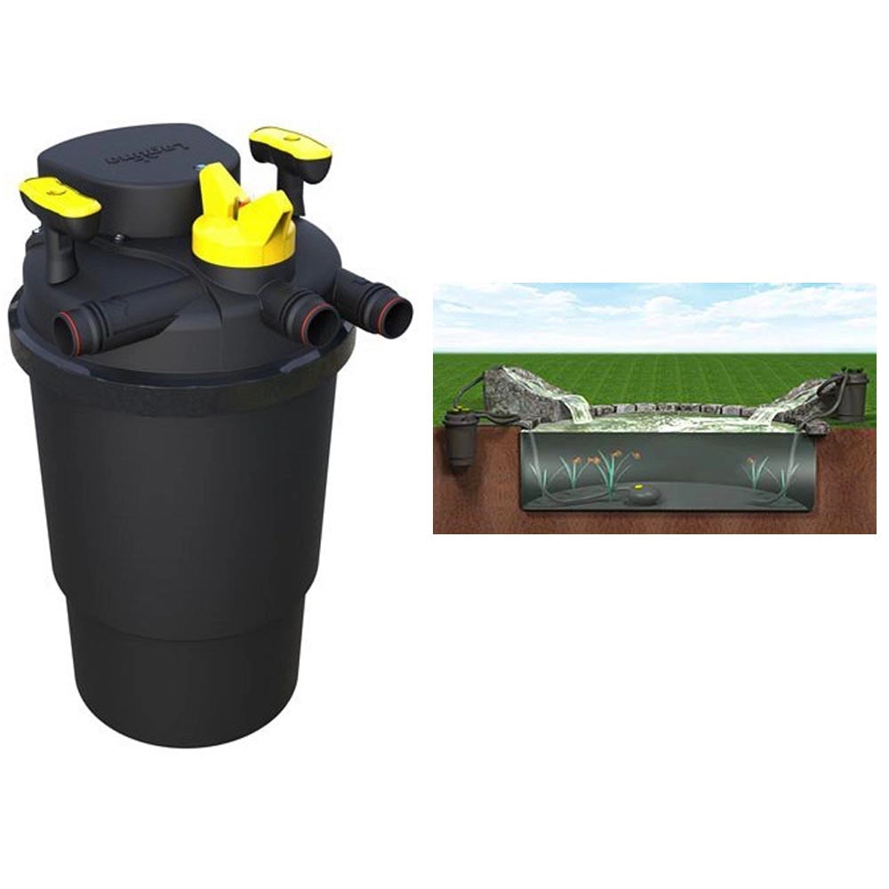 Askoll filtro esterno a pressione per laghetto con uvc pressure filter flo 3000 kit