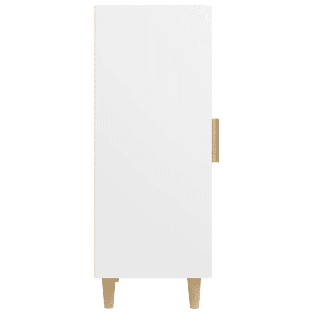 Credenza Bianca 34,5x34x90 cm in Legno Multistrato cod mxl 15732