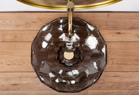 Lavabo Da Appoggio Rea Arctic Black