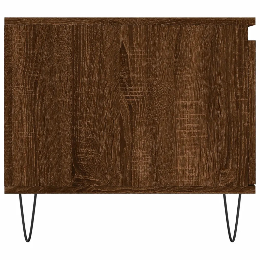 Tavolino da salotto | Tavolino da caff¨¨ | Tavolino da Soggiorno Rovere Marrone100x50x45cm Legno Multistrato