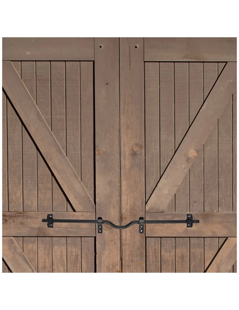 Barra di sicurezza per porta, portone e finestra, acciaio, Ø 18x800mm, zincato nero - THIRARD