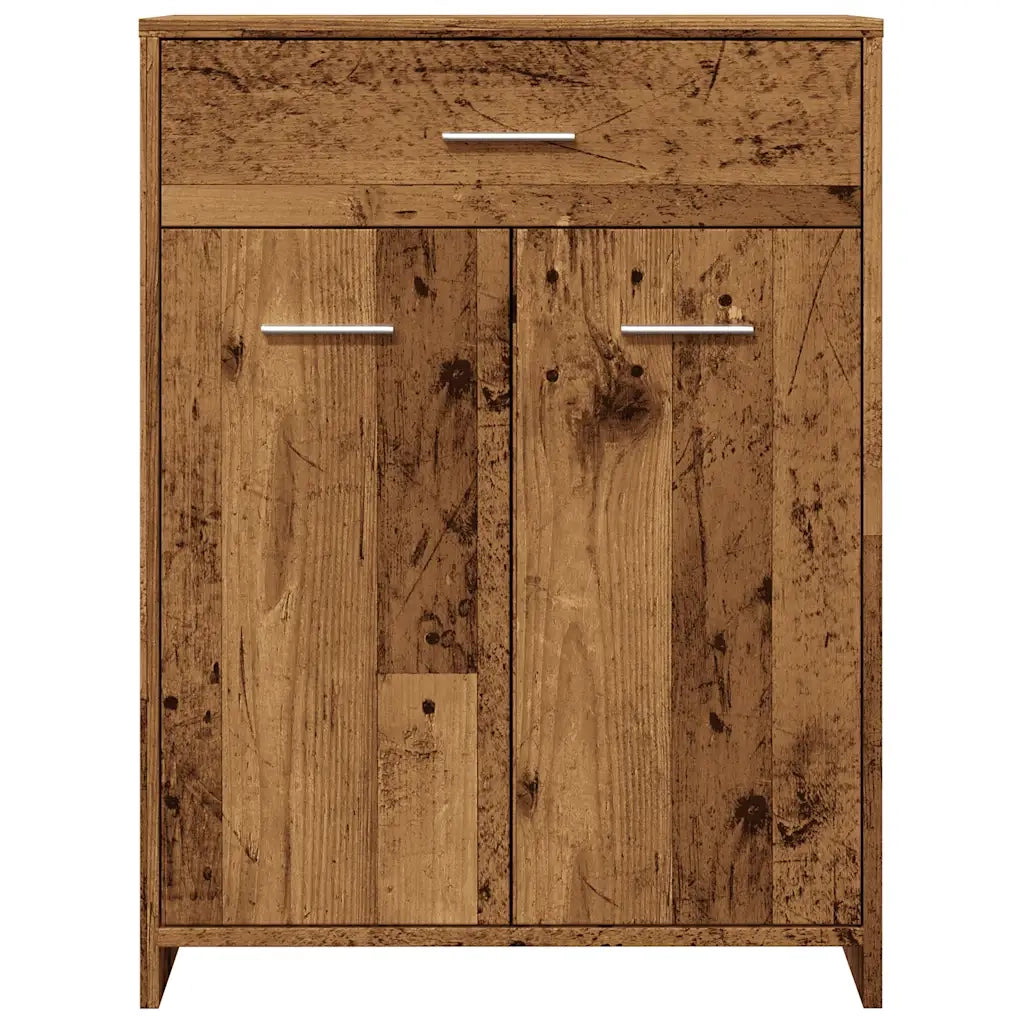 Mobile da Bagno Legno Antico 60x33x80 cm in Legno tecnico 856287