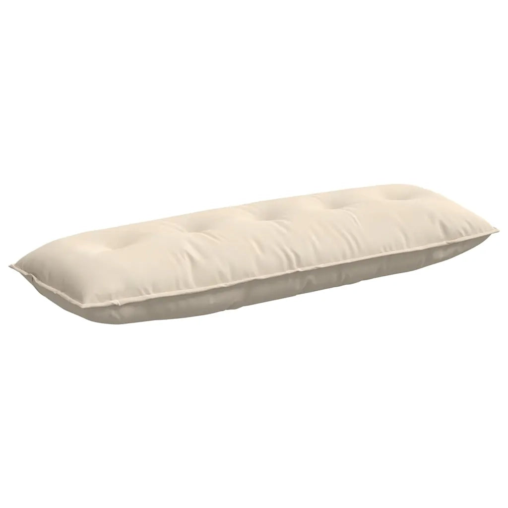 Cuscino per Schiena | Cuscino dorsale Beige 140 x 50 cm Tessuto in Microfibra