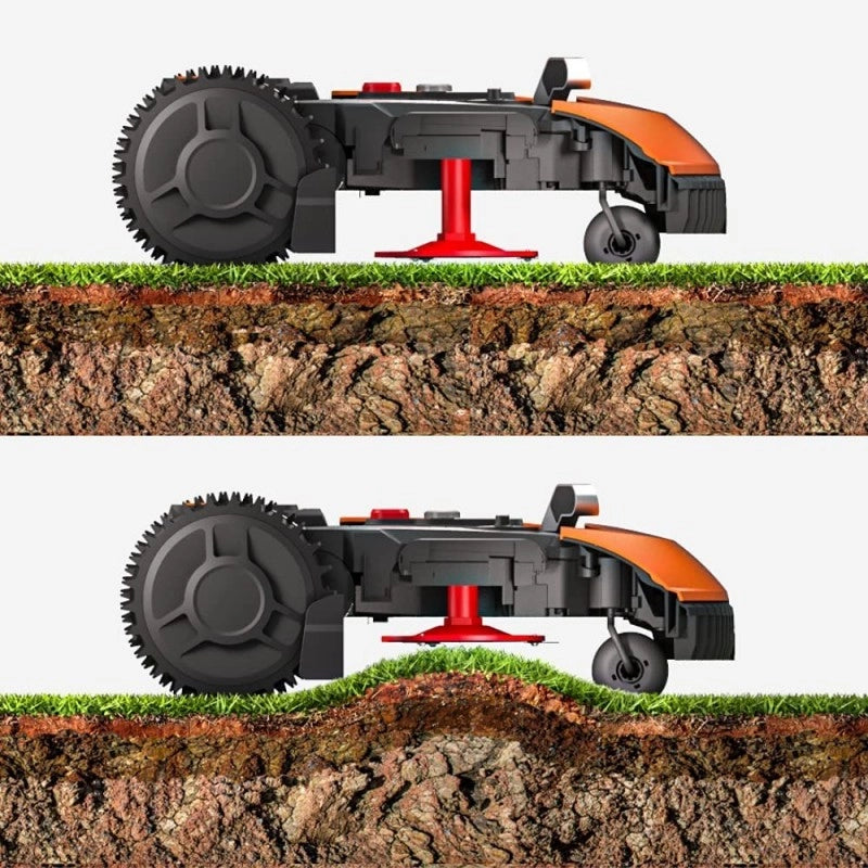 Robot rasaerba automatico WR147E.1 Landroid WiFi Bluetooth con taglio Cut to Edge per giardini fino a 1000 m² - Worx