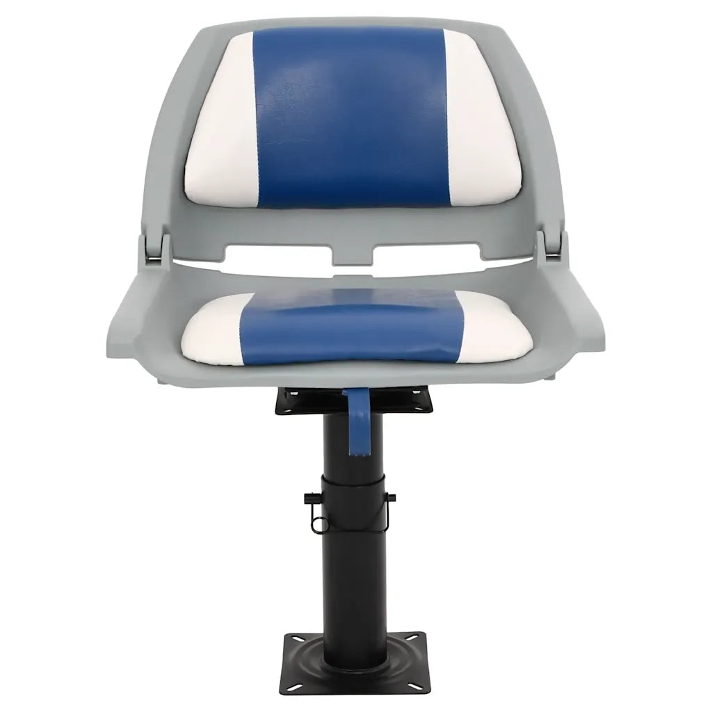 Sedili Barca con Supporto 2pz Altezza Regolabile Girevole 360° 3294956