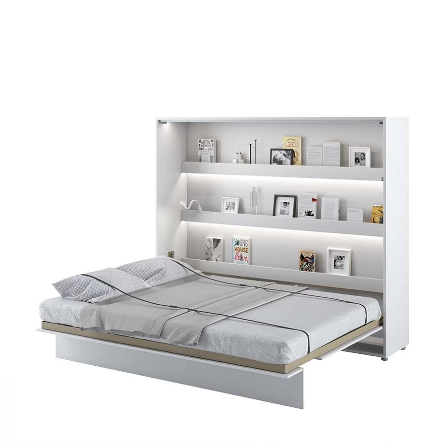 LETTO 14 160x200 ORIZZONTALE BIANCO LUCIDO