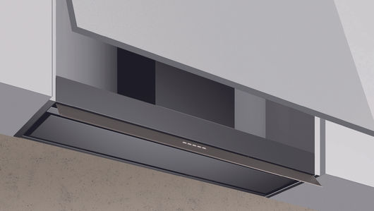 CAPPA PROFILE INCASSO cm 56 â€“ Nera -700 m3/h DRY DROP