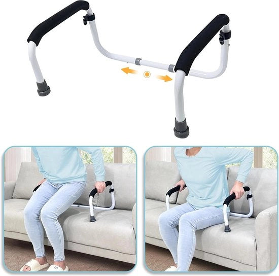 Supporto per Letto con Maniglia Assistente per la Mobilità - Larghezza Regolabile