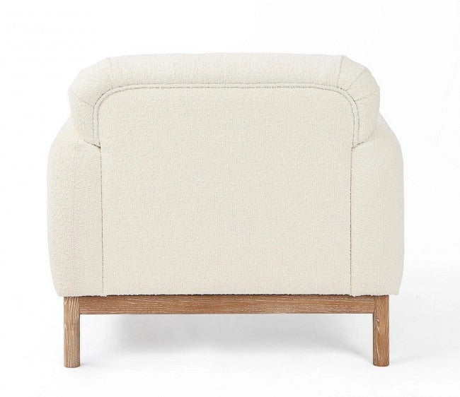 Poltrona 91x87x82h cm Detroit Naturale Bouclè
