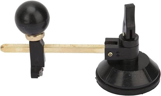 Circolatore di Vetro Versatile con 6 Ruote per Vetro e Pietre da Cottura - Manico Ergonomico - Taglia Cerci fino a 20 cm.