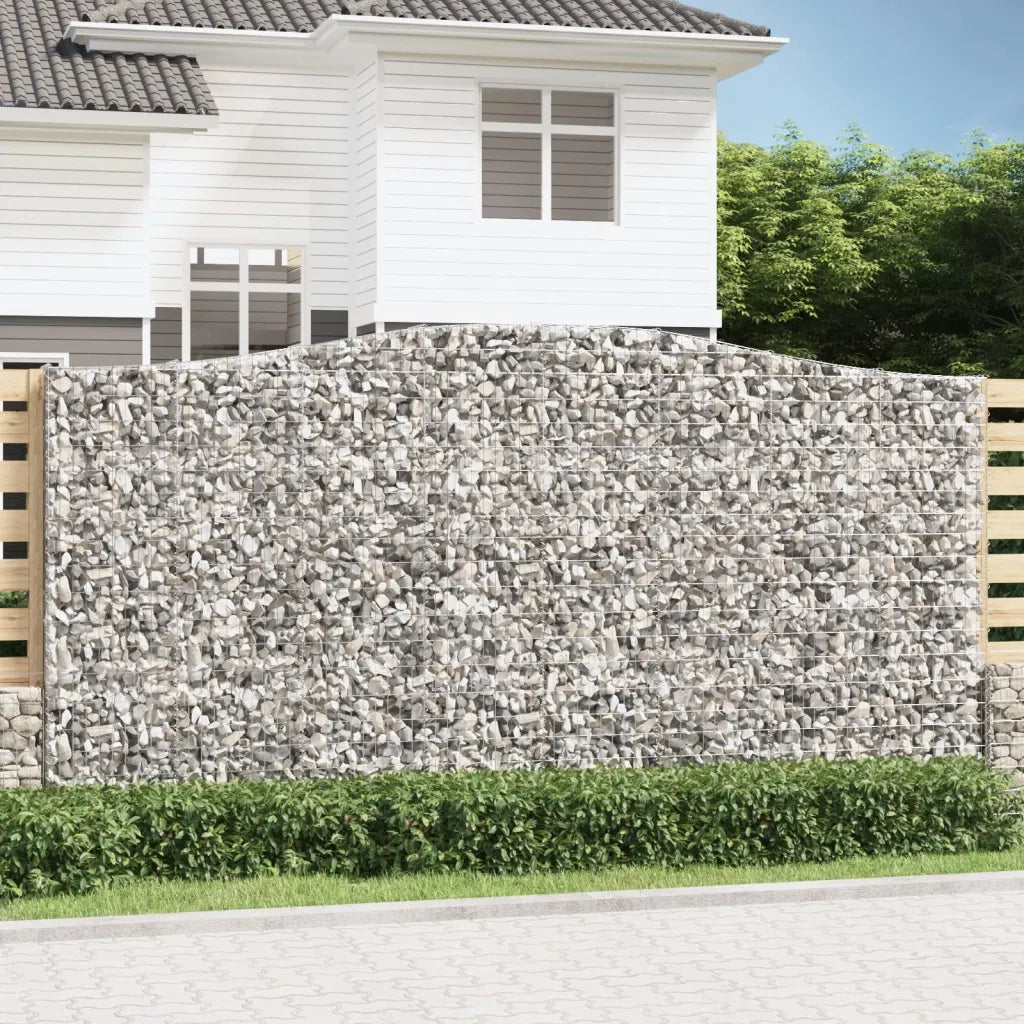 Cesto Gabbione ad Arco 400x30x200/220 cm Ferro Zincato 153410