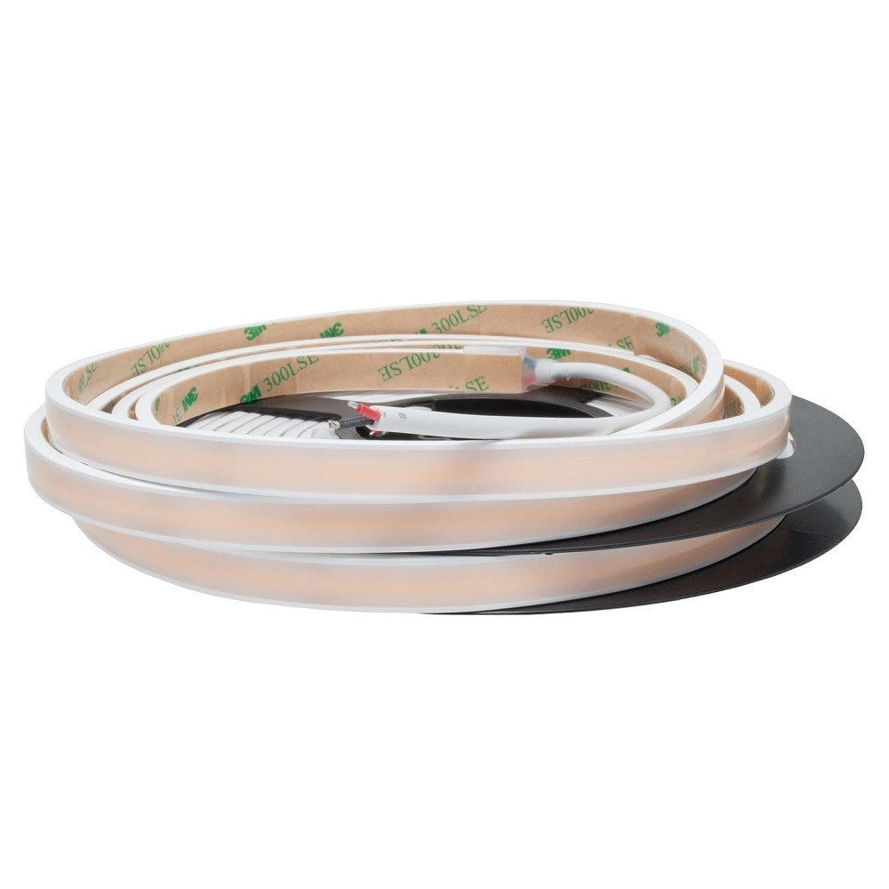 Trade Shop - Kit Smart Striscia Led Ip68 Cob Neon Flex Dimmerabile 24v Centralina Vocale Wifi -