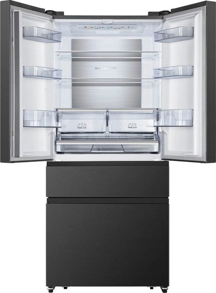 Hisense rf540n4sbf2 frigorifero side-by-side libera installazione 480 l nero