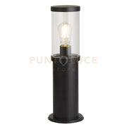 Bakerloo Outdoor Post - Metallo nero e policarbonato