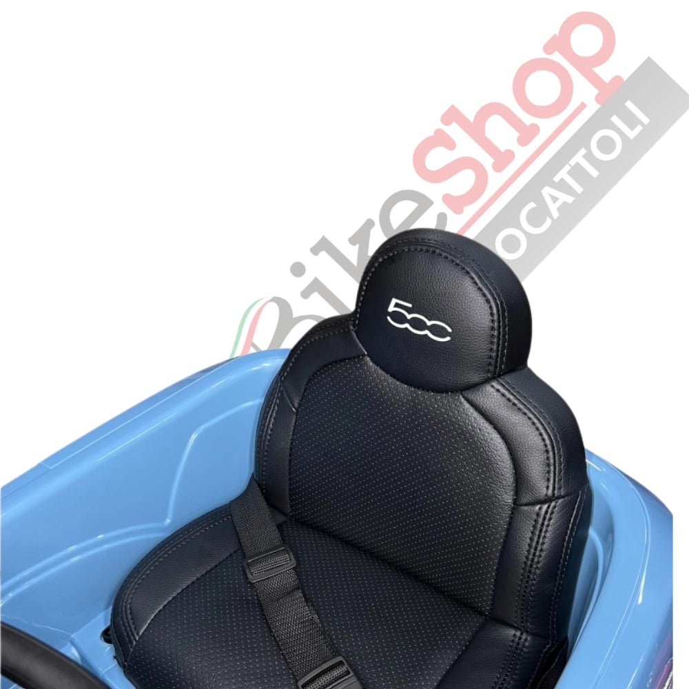 Tecnobike Shop Auto Elettrica per Bambini Fiat 500e 12V-Blu