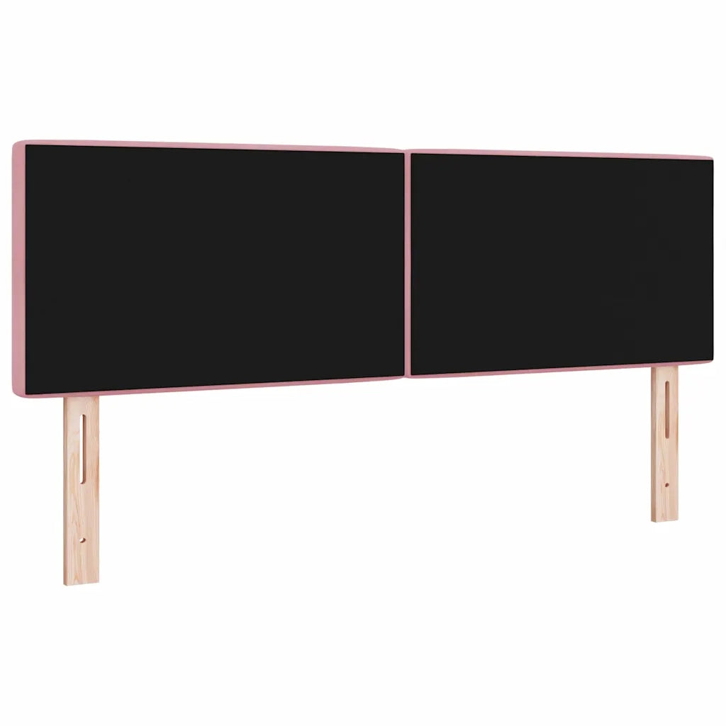 Testiera LED con luci a strisce a LED Rosa 80 cm Velluto 3338070