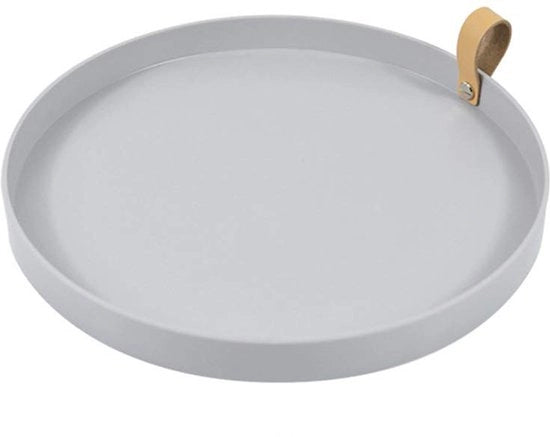 Piatto da frutta rotondo multifunzionale - Ø 26 cm - nero - antiscivolo