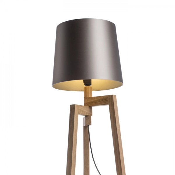 Paralume CONNY 35/30 lampade da terra  grigio piccione/PVC argento  max. 23W