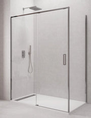 Box doccia ABANTE (TWENTY) 1+1 con lato fisso laterale 125x70 cm Cromo