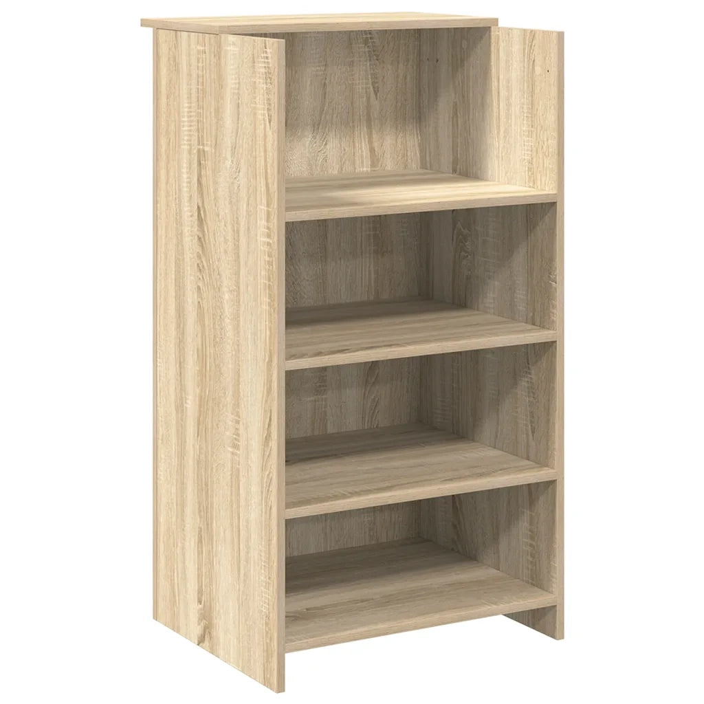 Banco Reception Rovere Sonoma 135x50x103,5 cm Legno Multistrato 3324189
