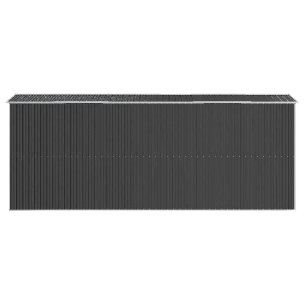 Capanno da Giardino Antracite 192x523x223 cm in Acciaio Zincato 3147453