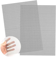 Doppio schermo a maglie fini - 2 pezzi - Acciaio inossidabile - 30 x 21 cm - 1 mm fori - Ventilazione/ Protezione insetti - Sicurezza - Insectengaas