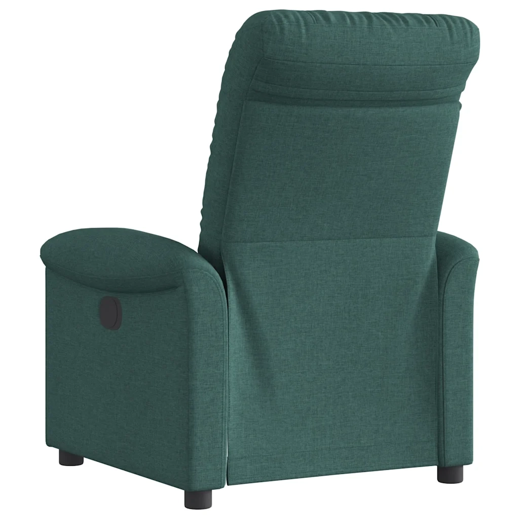 Poltrona Reclinabile in Tessuto Verde Scuro 4015622