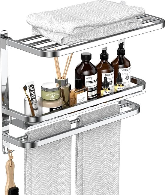 Maniglione per bagno e toilette Maniglione con fissaggio alla parete Maniglioni in acciaio inossidabile 304 Nessuna installazione con foro 57,8 cm (Maniglione per bagno in acciaio inossidabile)