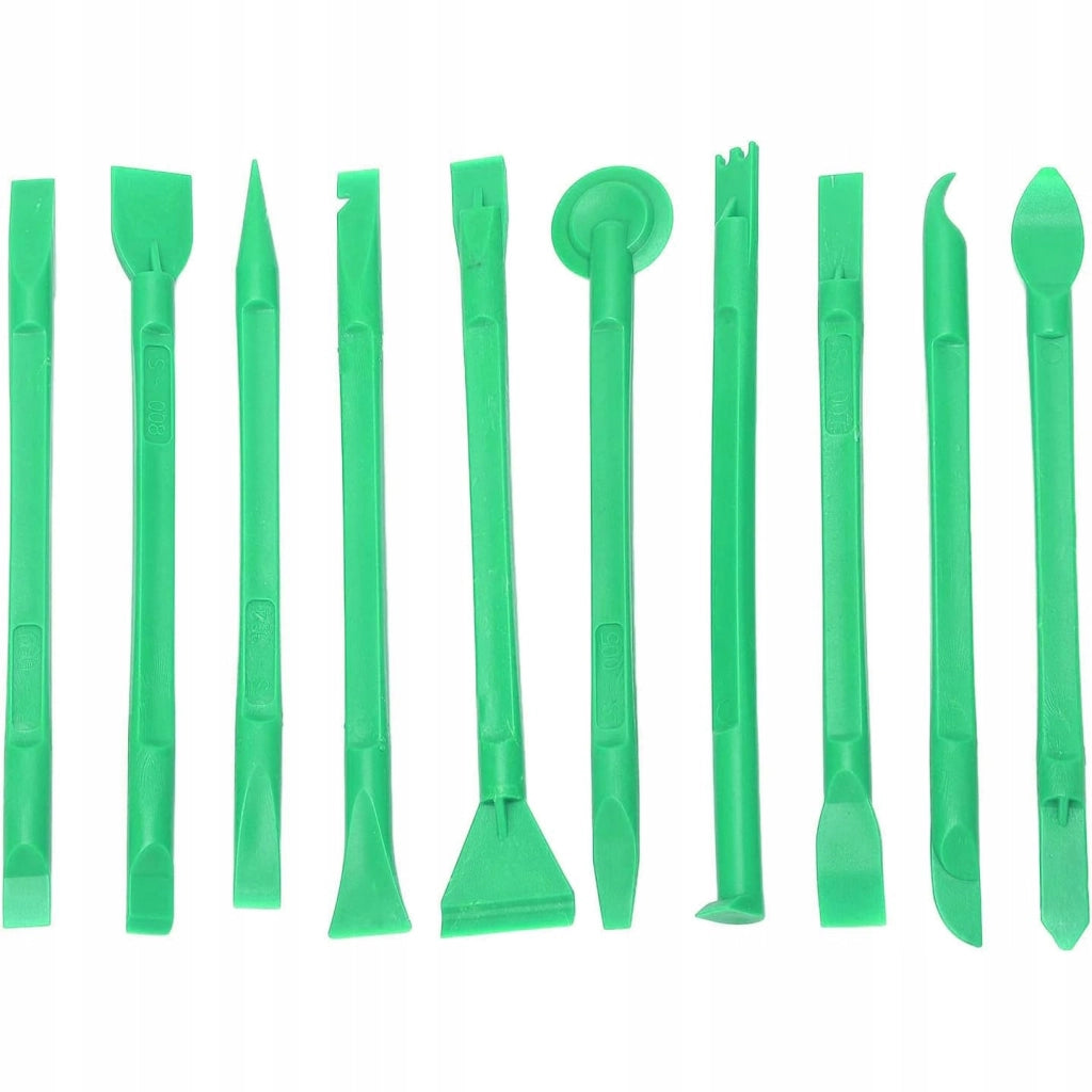 Set di Apri Antistatici per Riparazione – 10 Pezzi, Nylon Rinforzato con Fibra di Vetro | 20 Tipi di Punte