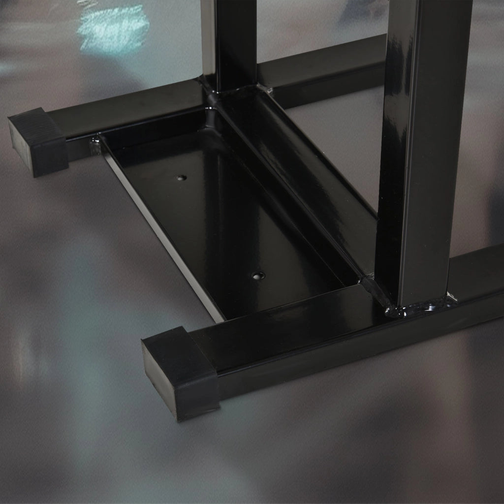 Cavalletto Alzamoto max 150kg con Superficie in Gomma e Manovella 48x34x43 cm in Acciaio Nero