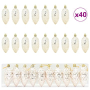 Palla di pino di Natale 40 pz Champagne Plastica CFW7765808