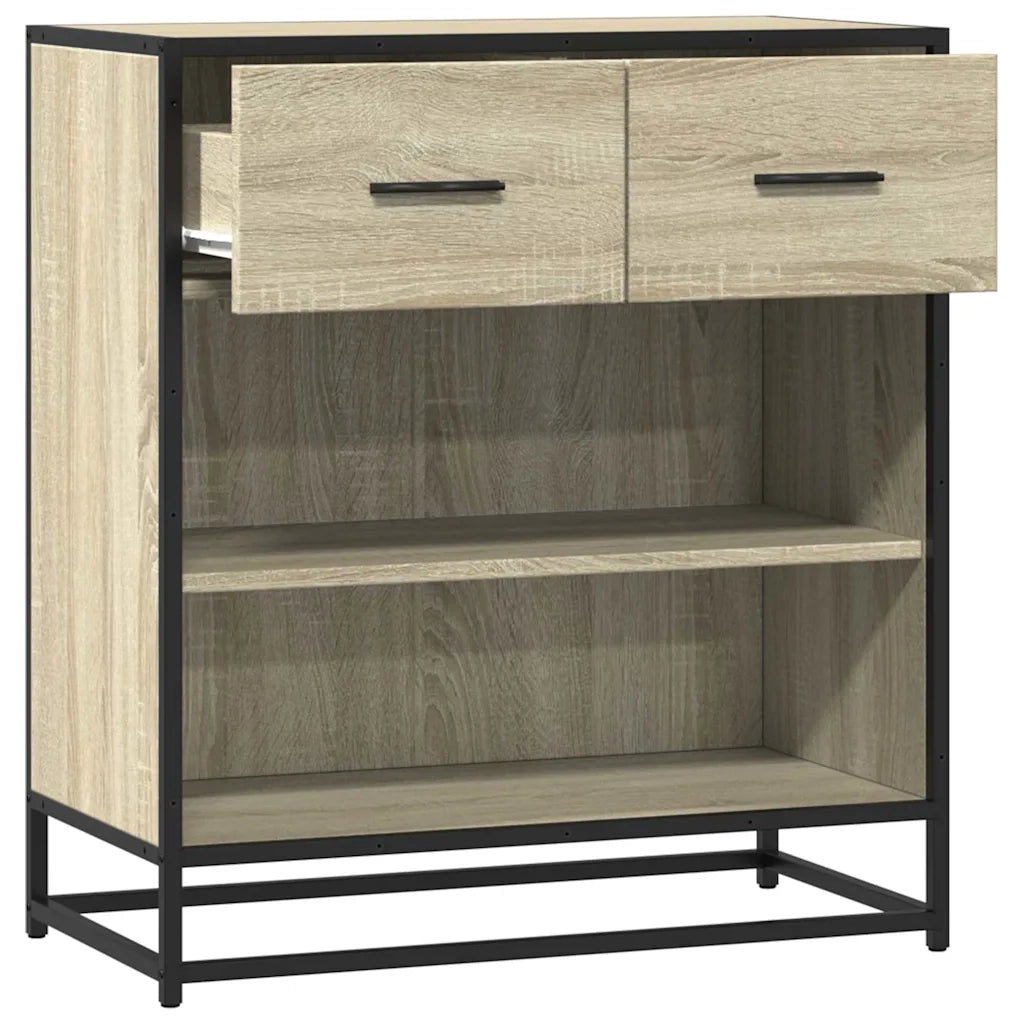 Credenza Rovere Sonoma 68x35x76 cm in Legno Multistrato