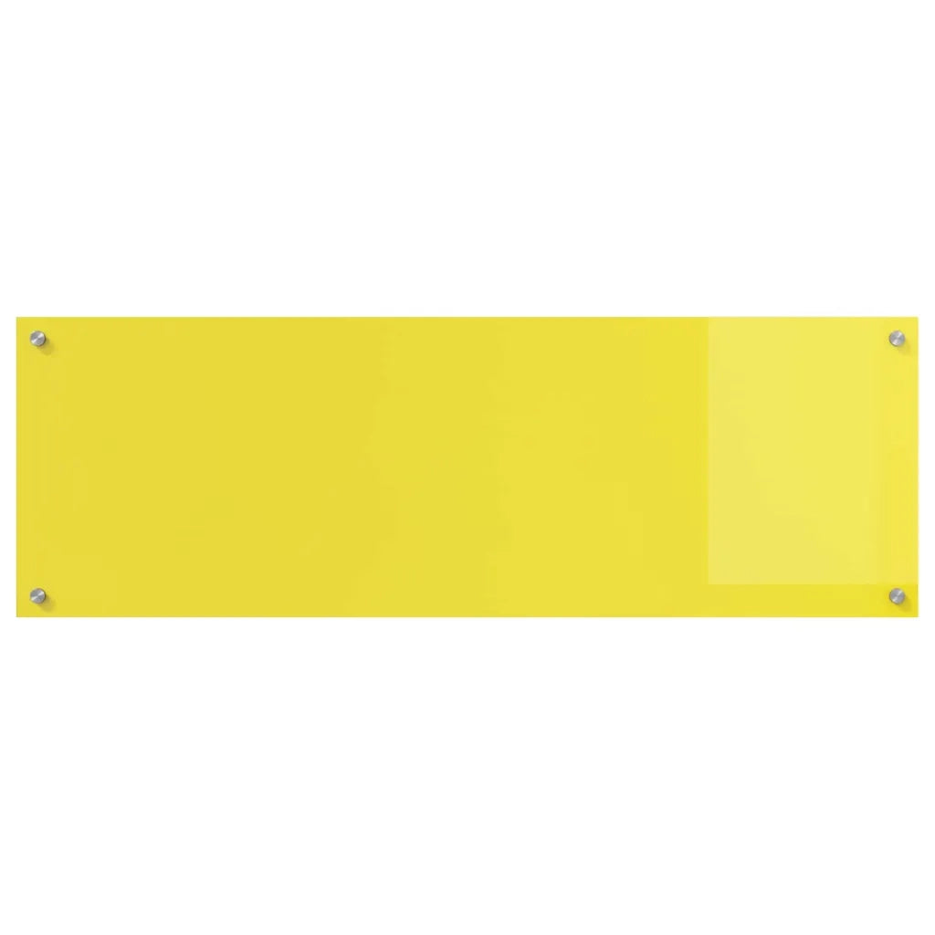 Schienale da cucina Giallo 120 x 40 cm vetro temperato 42001319