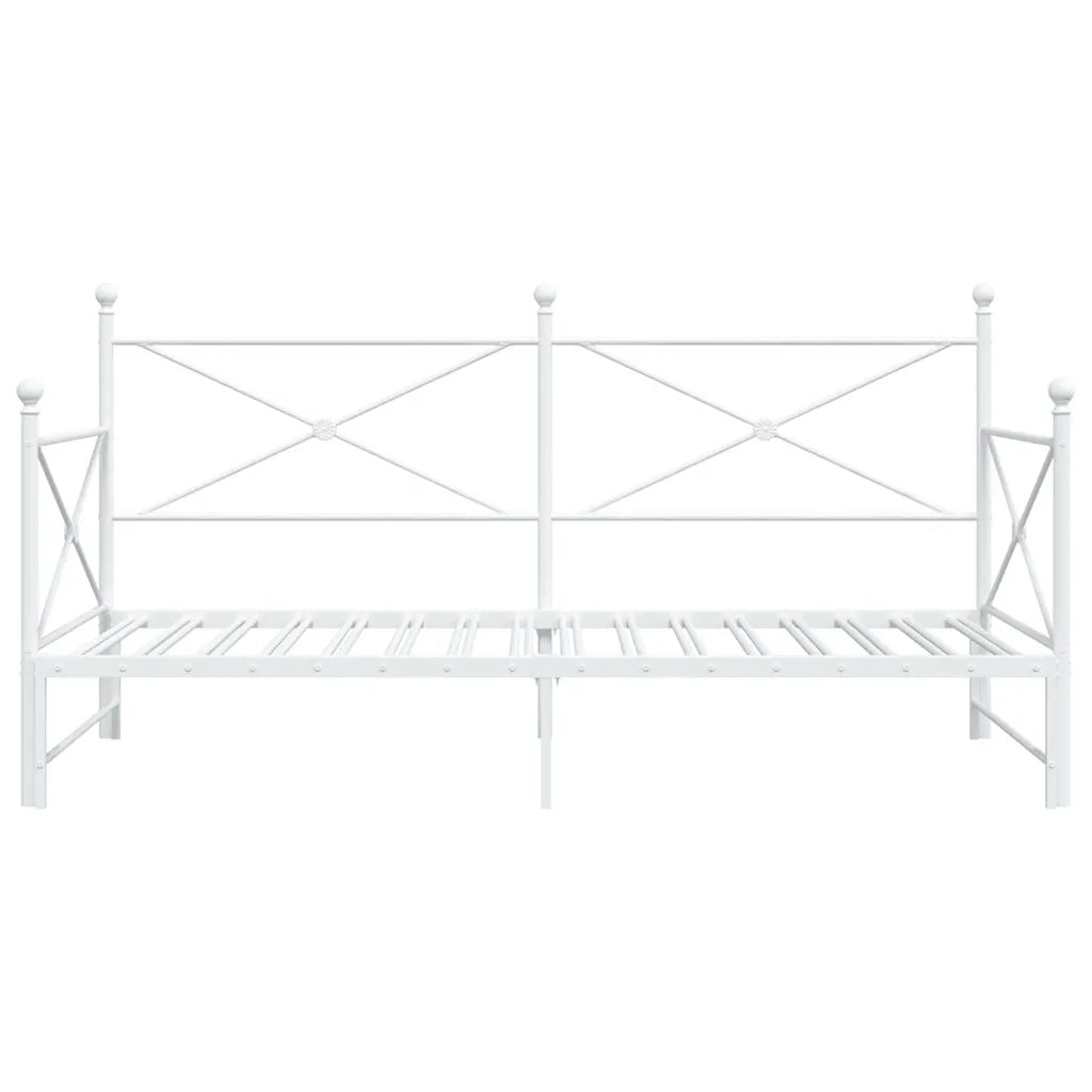 Divano Letto Estraibile senza Materasso 107x203 cm in Acciaio 4104692
