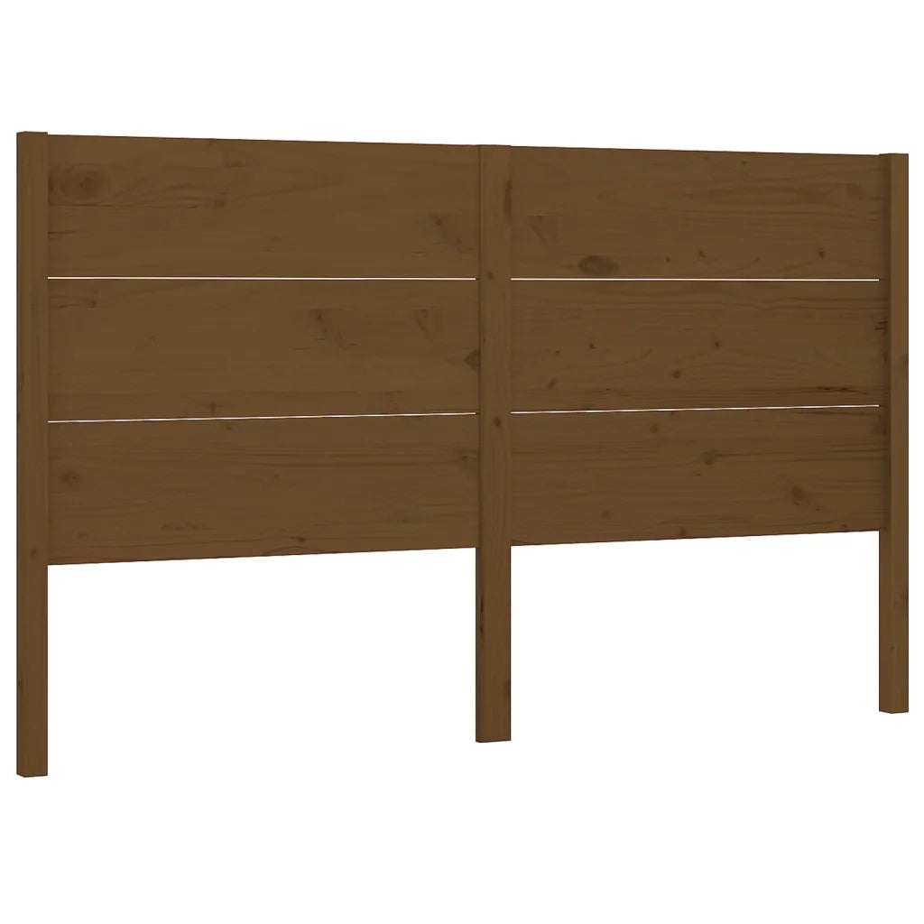 Testiera per Letto ambra 126x4x100 cm in Legno di Pino 818713