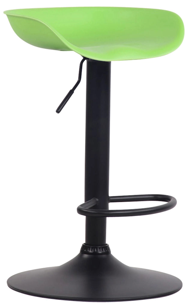 Sgabello Bar Design Anaheim In Plastica verde,nero