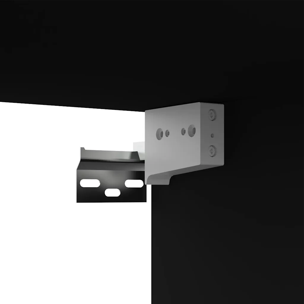 Mobile Porta TV Nero 100x30x30 cm in Legno Multistrato 801482