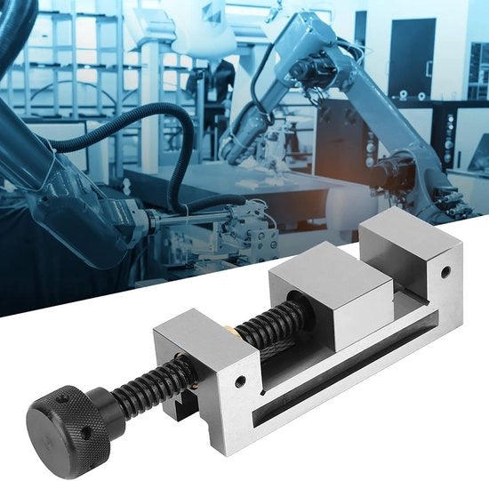 Vise per Macchina - Precisione Alta - Viti di Blocco - Sostegno per Lavorazione CNC - Aspirapolvere - Stabilità - Materiale 20CrMnTi - Peso 2100 g - Vise per Lavorazione sulla Scaffalatura