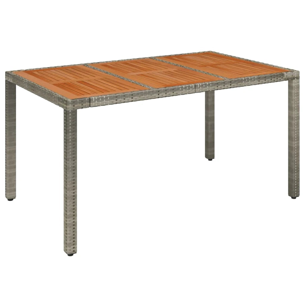 Set da pranzo da giardino per esterni da 5 pezzi con cuscini grigi 02_0013715
