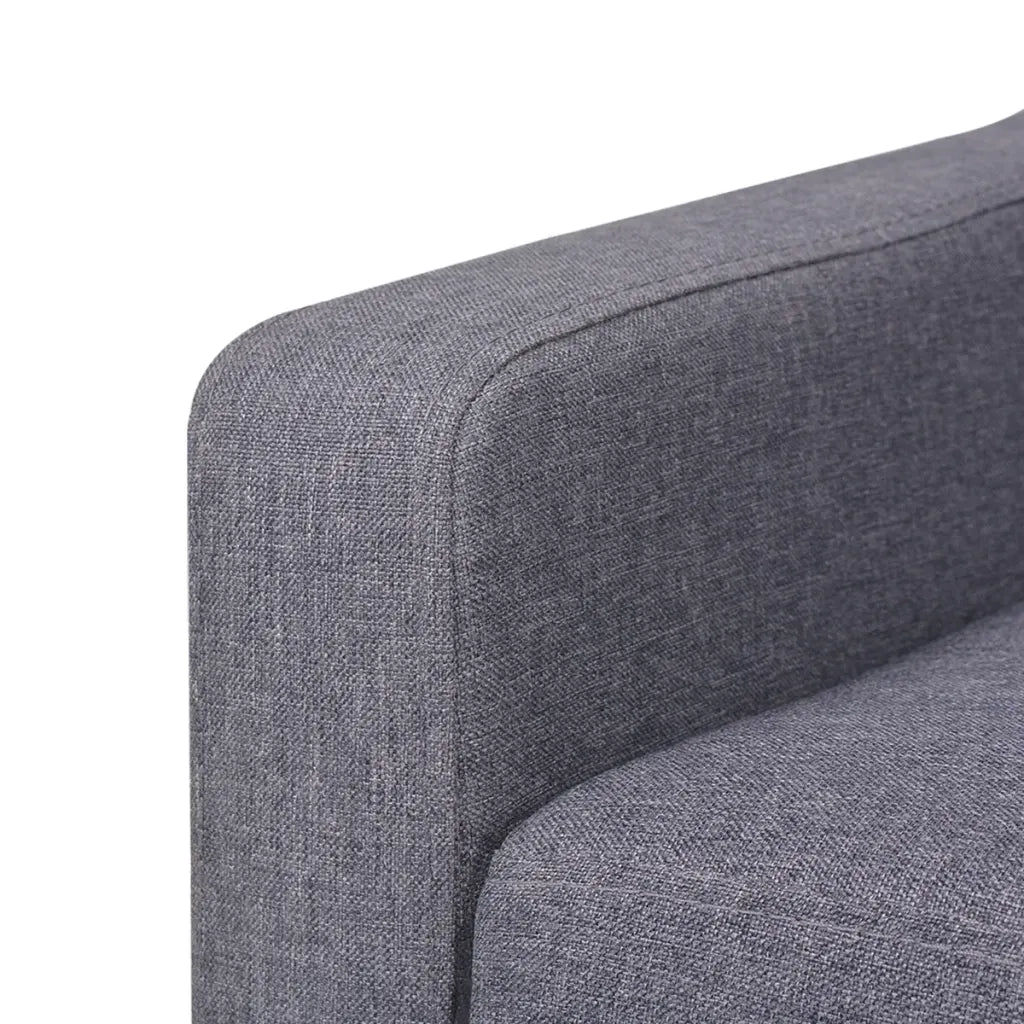 Divano | Divano da soggiorno | Sofa a 3 Posti in Tessuto Grigio