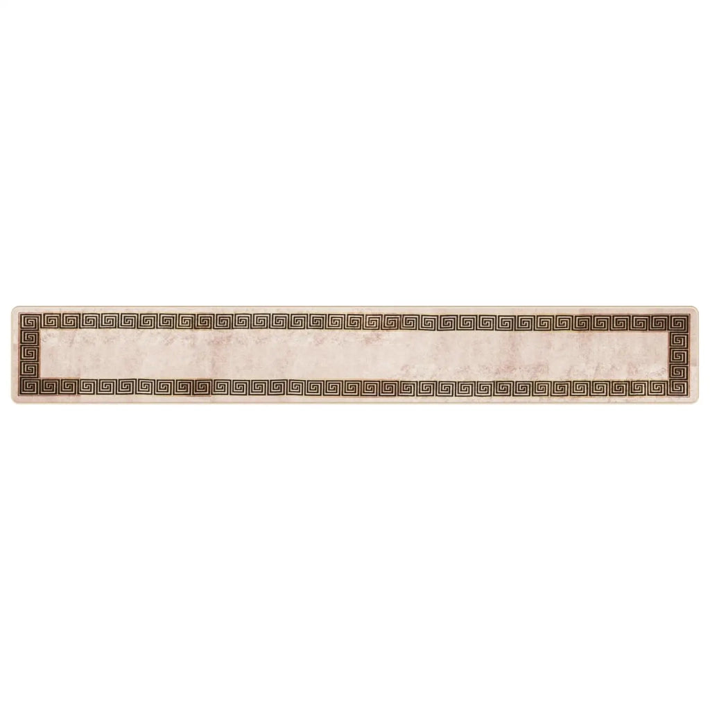 Runner Tappeto MARSA Nero 50 x 350 cm Poliestere e PVC