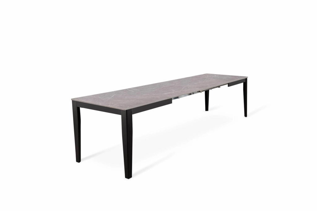 Tavolo Allungabile 130/290x80x76 cm in Melaminico Big Antracite