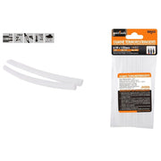 Trade Shop - Set 10pz Guaine Termorestringenti Termoretrattili Bianche 10 X 120 Mm Cavi 57070 -
