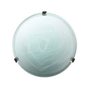 PLAFONIERA DUNA ALABASTRO BIANCO D 40 CM- 5,0 pz