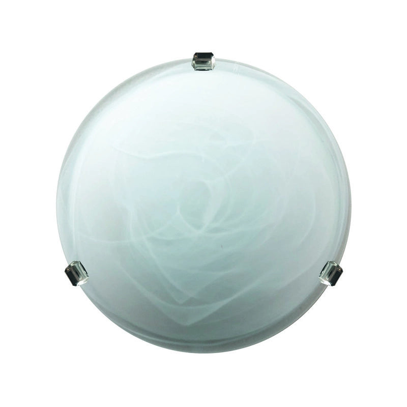 PLAFONIERA DUNA ALABASTRO BIANCO D 40 CM- 5,0 pz