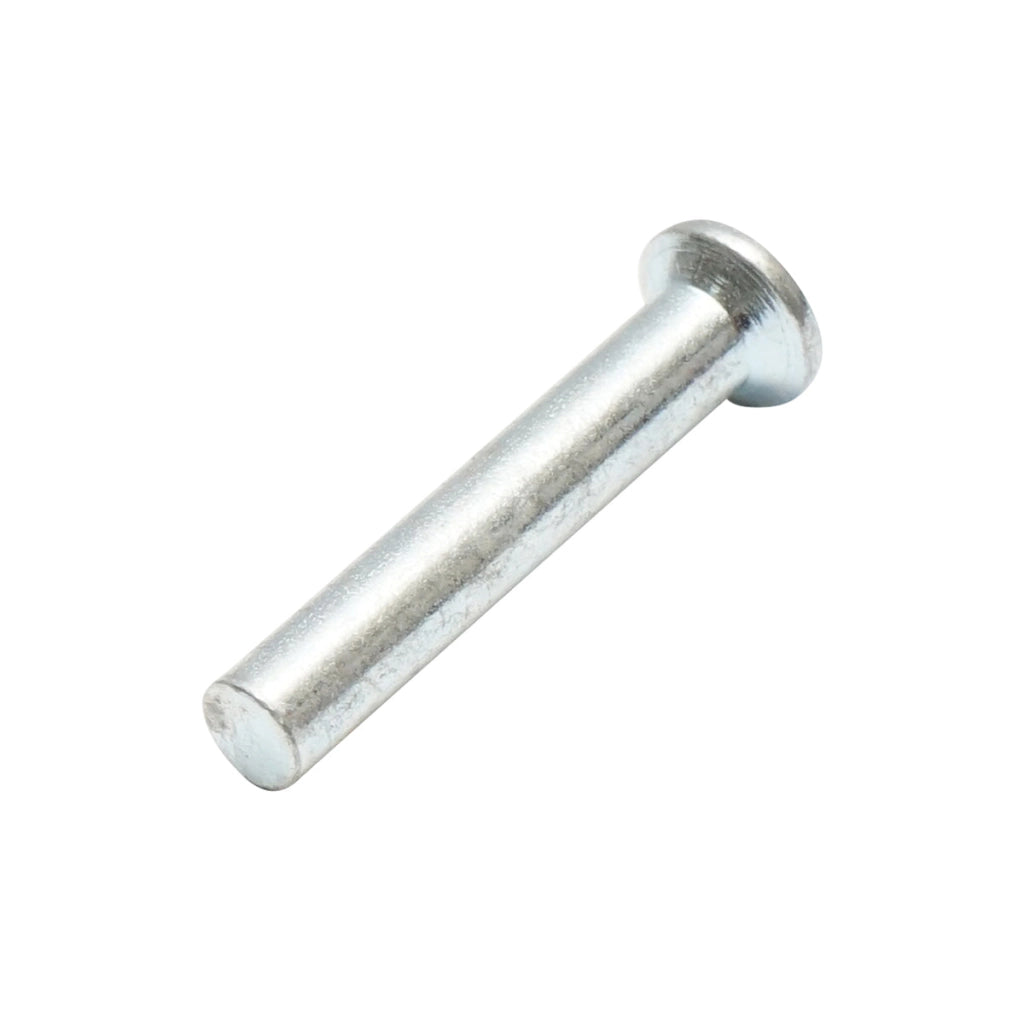Rivetto in acciaio massiccio 30,5x4,8, diametro testa 8,5 mm