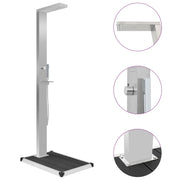 Doccia da Esterno con Piatto in WPC Acciaio Inossidabile cod mxl 42383