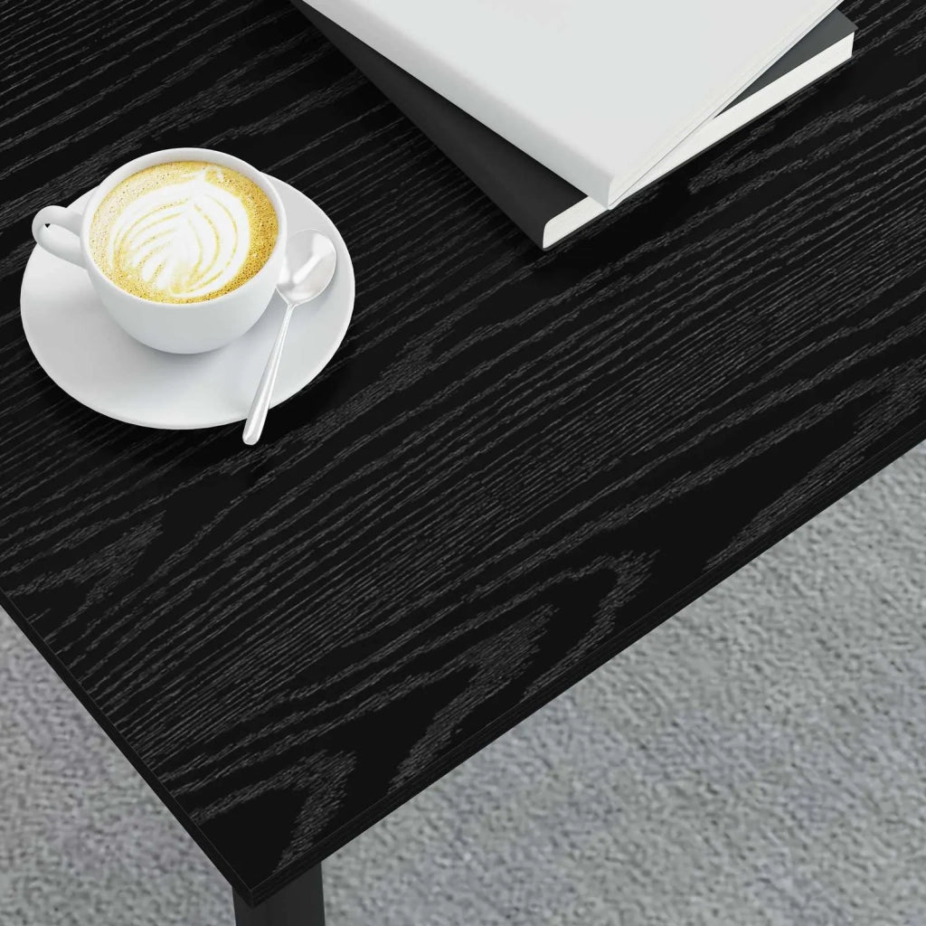 Tavolino da salotto Rovere Nero 100 x 50 x 45 cm 892572