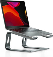 Sostituto di Scrivania Ergonomico Universale con Supporto per Notebook, Altezza Regolabile, Compatibile con PC da 13 a 17 Pollici, Color Grigio